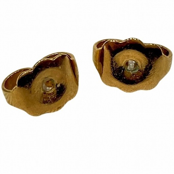 Louis Vuitton Heart Stud Earrings Metal Earrings M66082 in Good condition - Picture 4 of 9